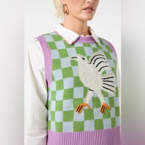 Gorman Merino Fantasy Patchwork Knit Vest